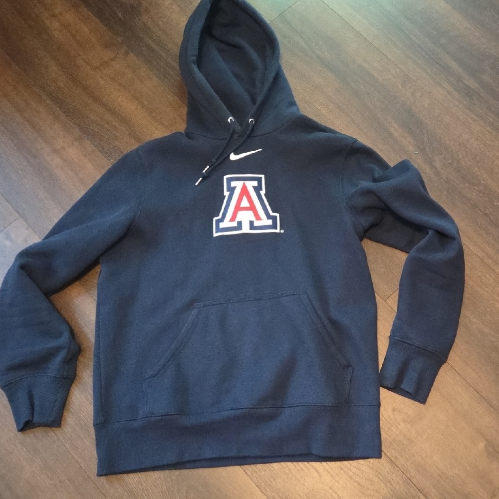 Nike Navy Blue Hoodie with Logo